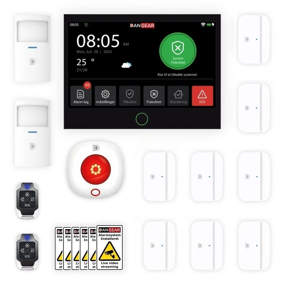 bedste alarm uden abonnement tyverialarm uden abonnement